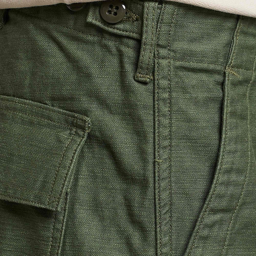 OrSlow Original Sateen Fatigue Pants - Green