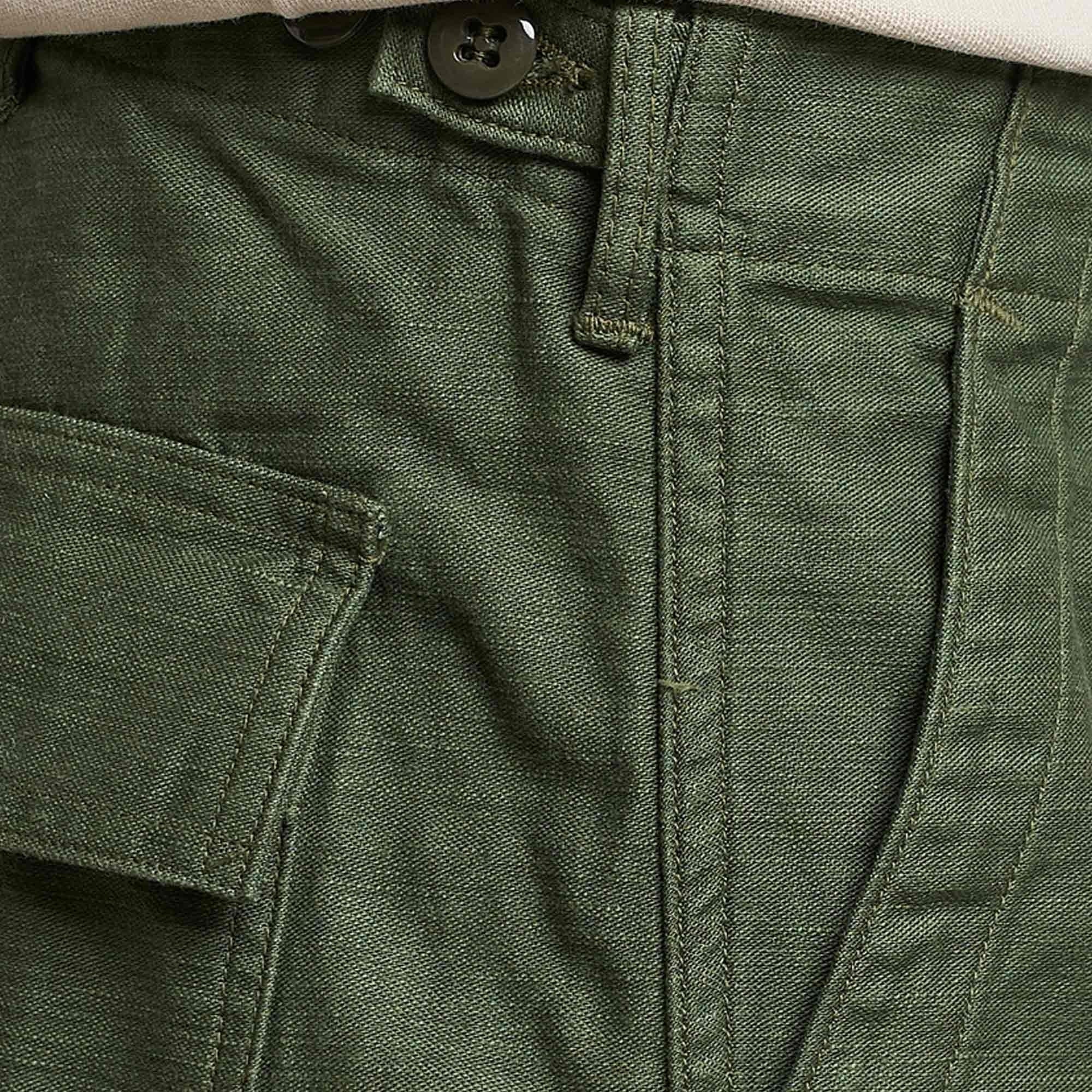 OrSlow Original Sateen Fatigue Pants - Green
