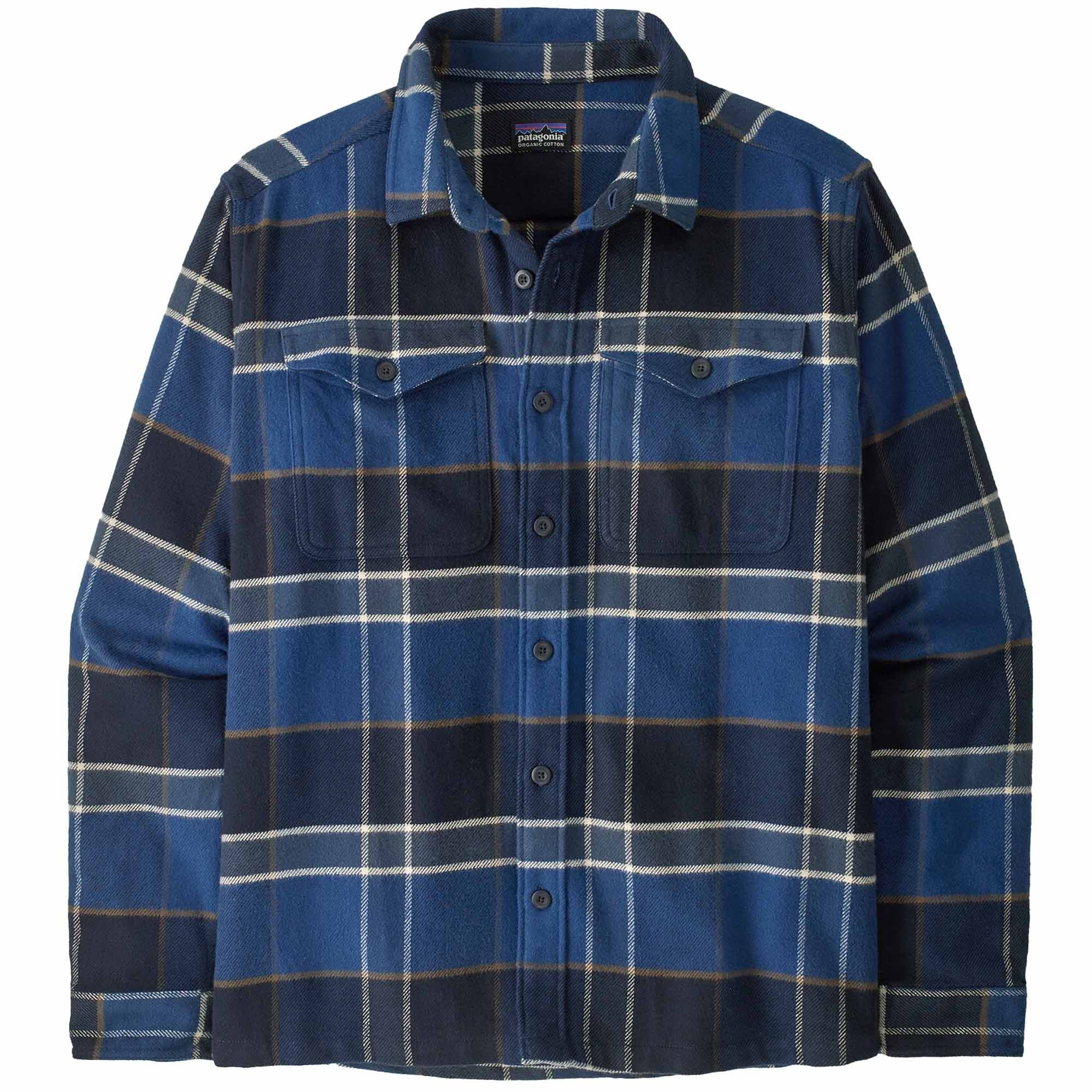 Patagonia Fjord Flannel Shirt - Blue