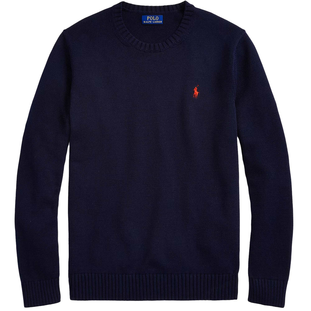 Polo Ralph Lauren Cotton Crewneck Jumper - Hunter Navy