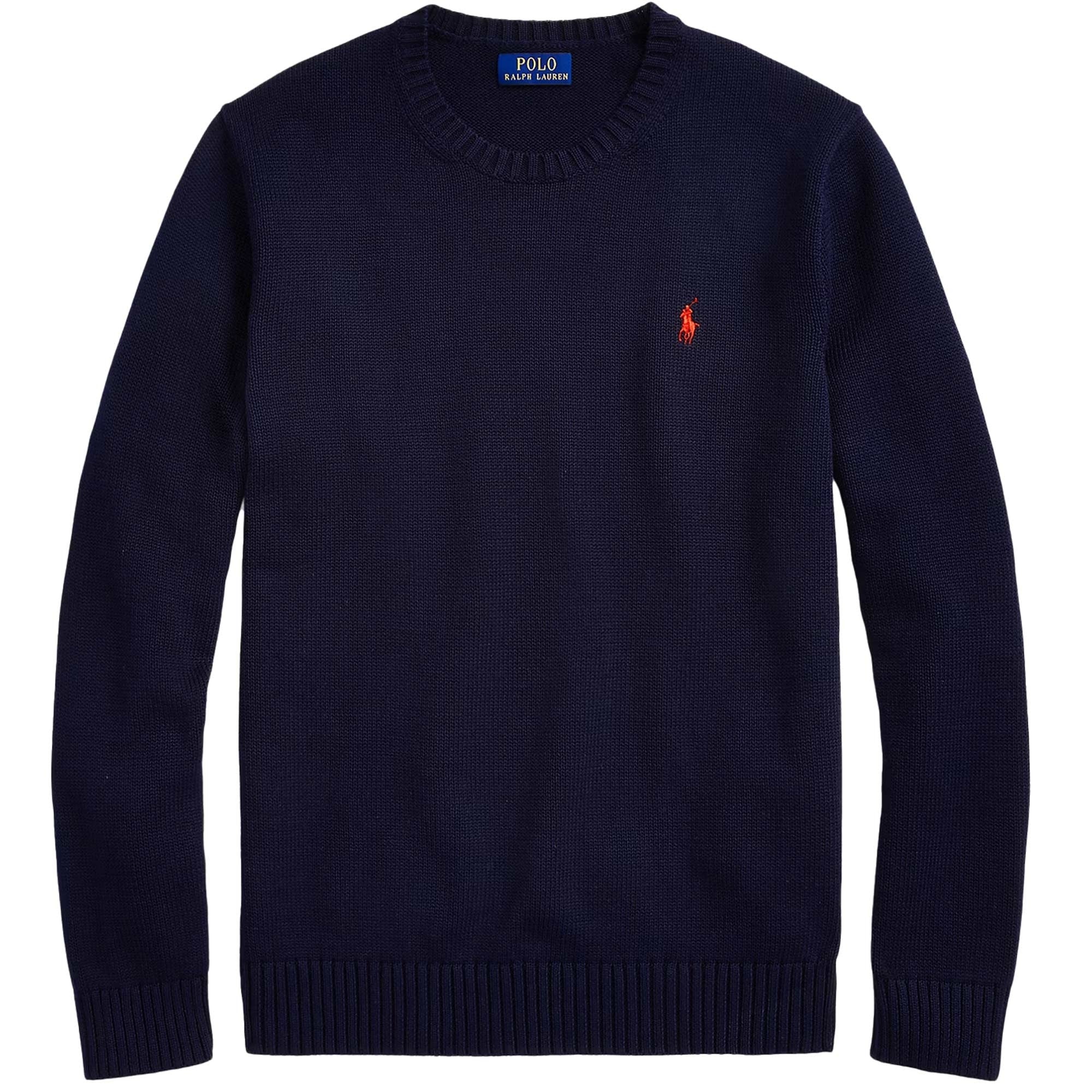 Polo Ralph Lauren Cotton Crewneck Jumper - Hunter Navy