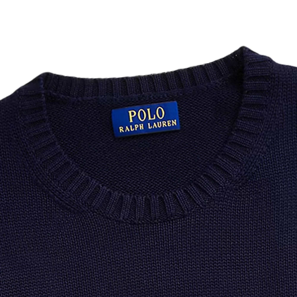 Polo Ralph Lauren Cotton Crewneck Jumper - Hunter Navy