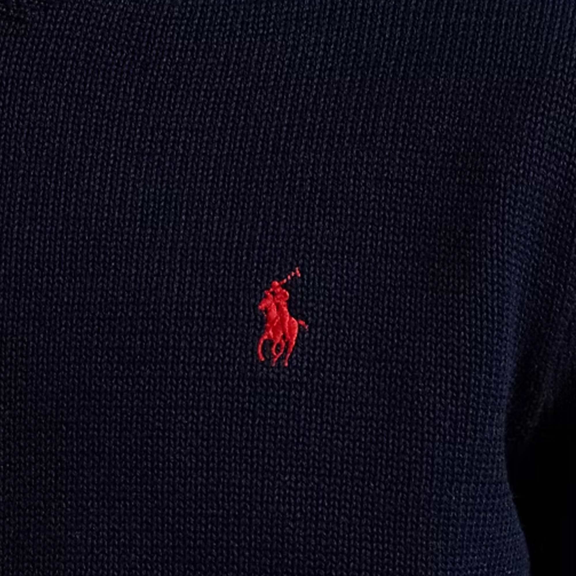 Polo Ralph Lauren Cotton Crewneck Jumper - Hunter Navy