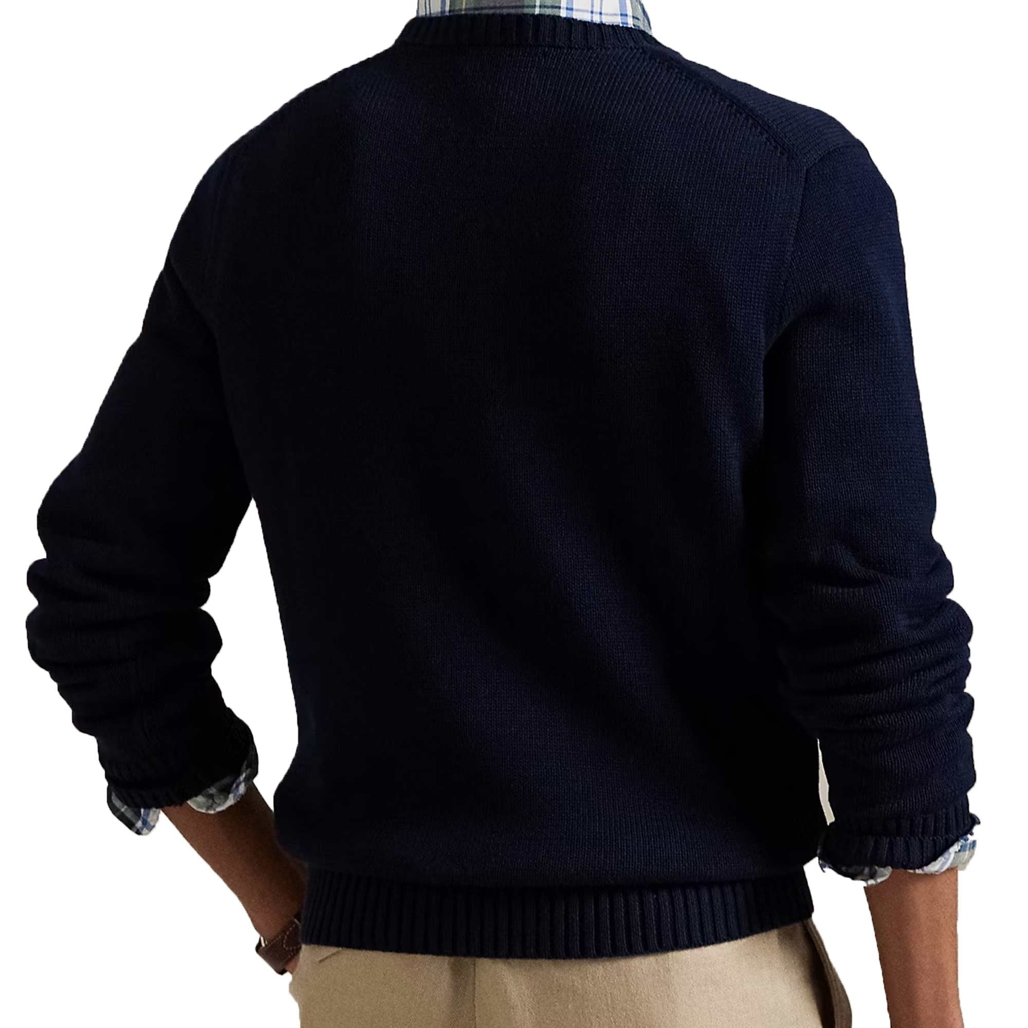 Polo Ralph Lauren Cotton Crewneck Jumper - Hunter Navy