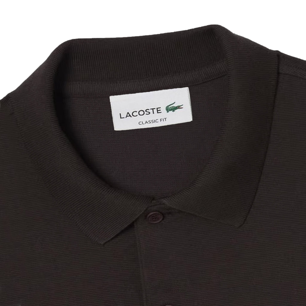 Lacoste Short Sleeve Polo Shirt - Brown