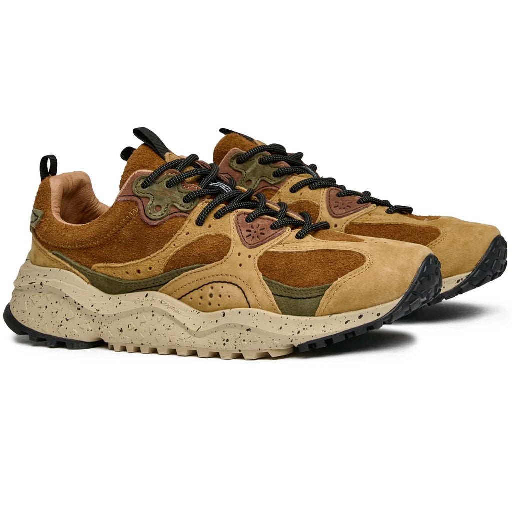 Flower Mountain Wave Trainers - Beige