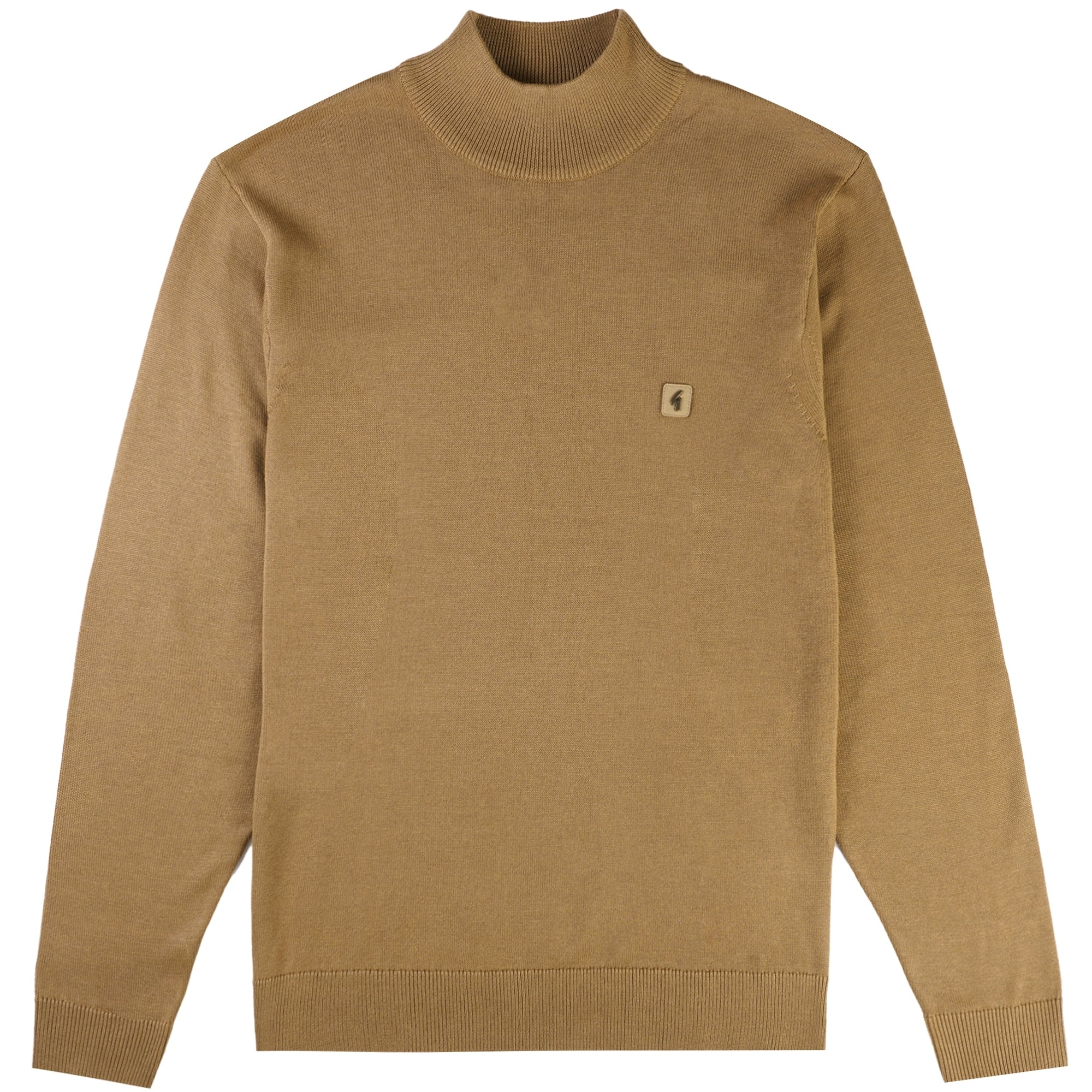 Gabicci Vintage Duke Turtle Neck Jumper - Nutmeg