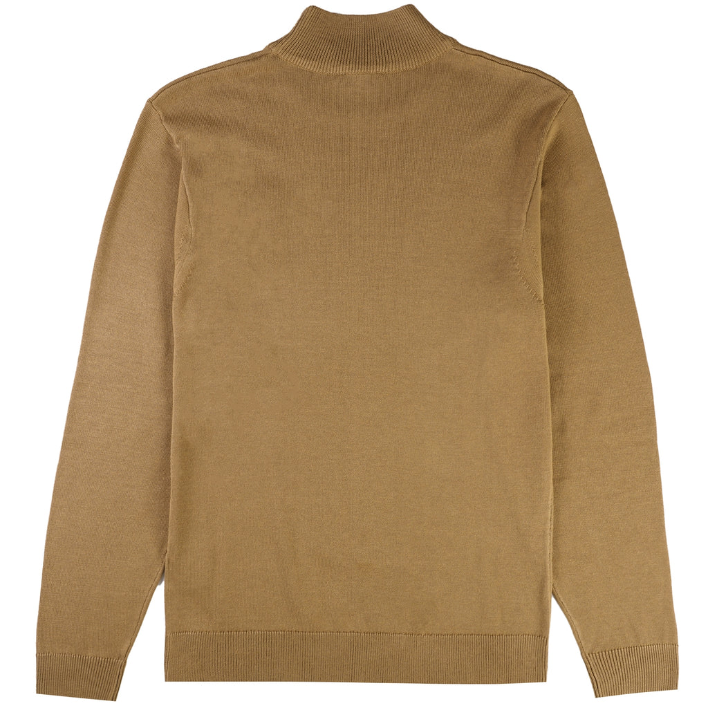 Gabicci Vintage Duke Turtle Neck Jumper - Nutmeg