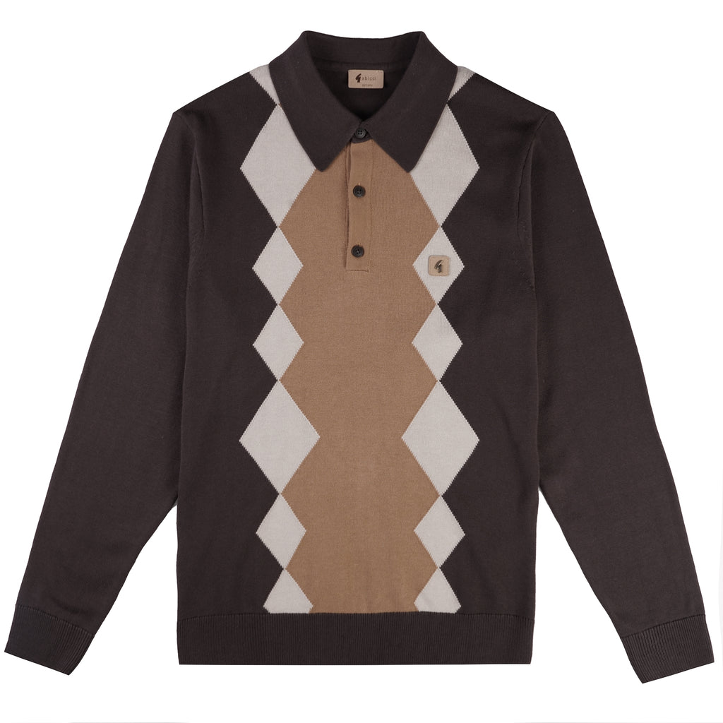 Gabicci Vintage Bond Polo Shirt - Clove