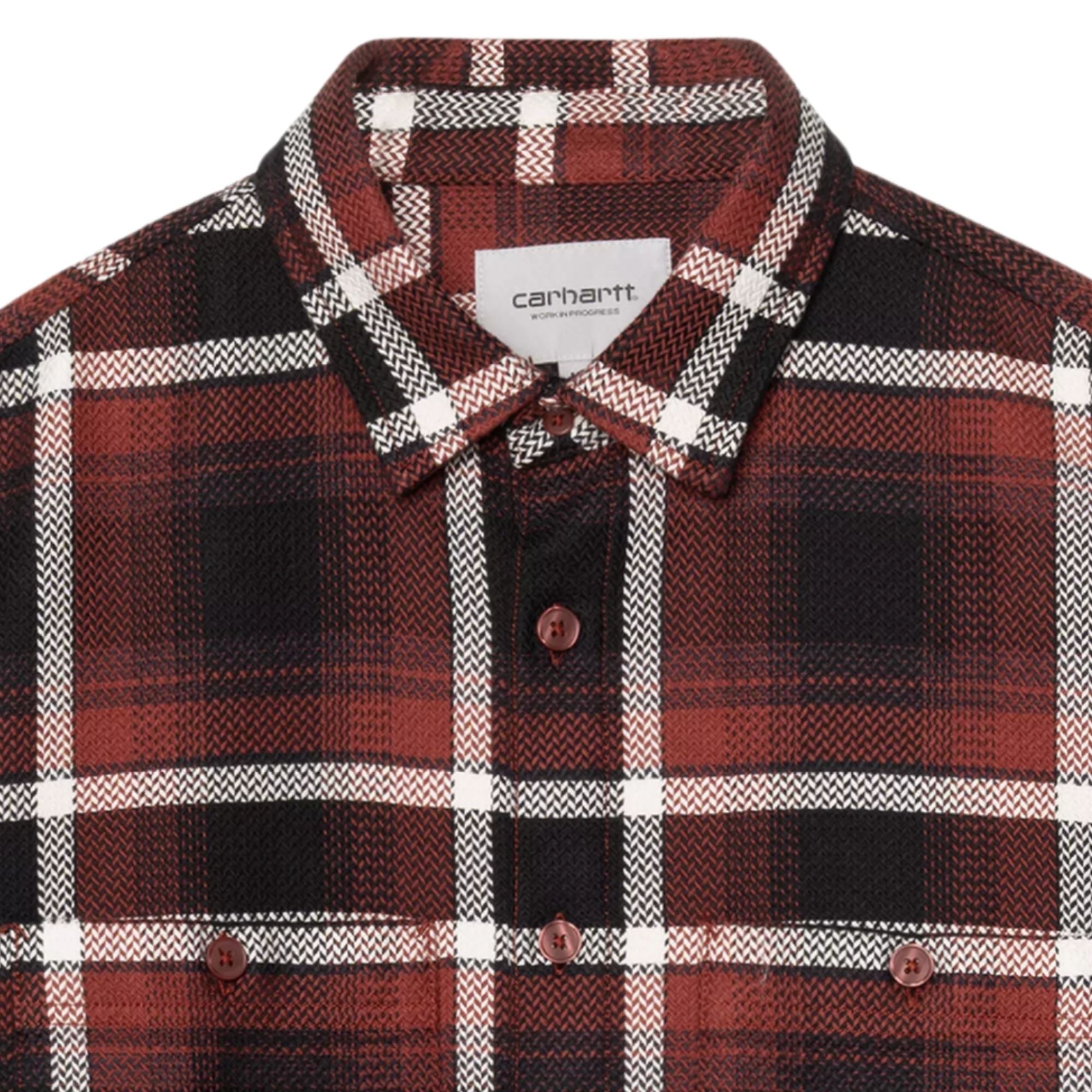 Long Sleeve Vaughn Shirt - Dark Brick