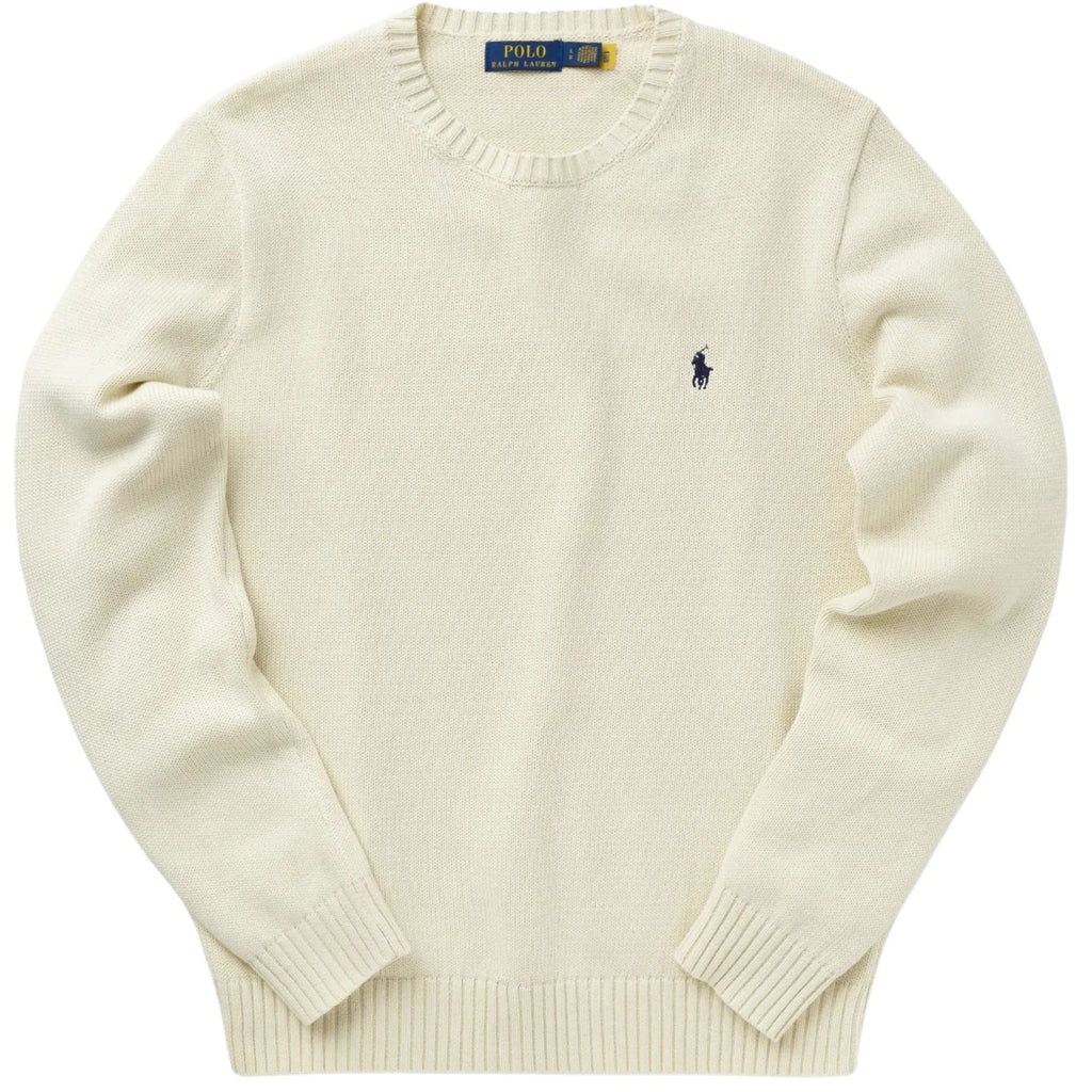 Polo Ralph Lauren Crew Neck Knitted Jumper - Cream