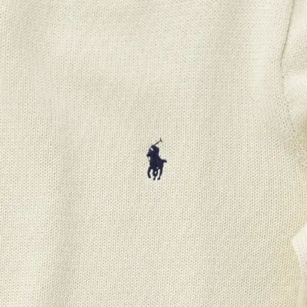 Polo Ralph Lauren Crew Neck Knitted Jumper - Cream