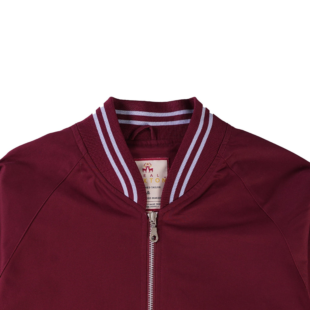 Real Hoxton Monkey Jacket - Claret/Blue