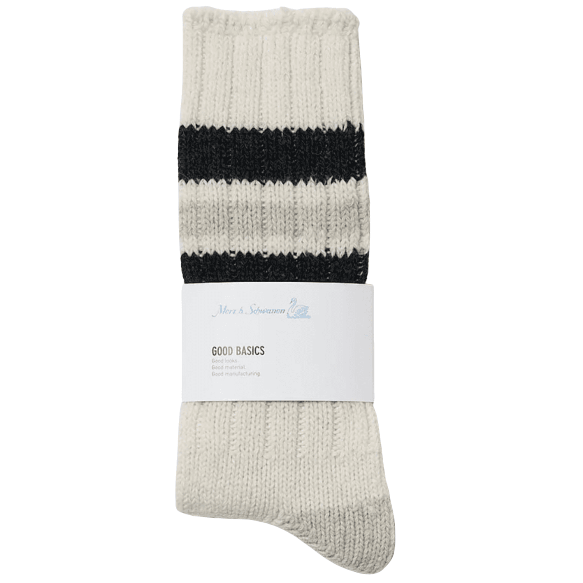 Merz b Schwanen Recycled Wool Socks - Charcoal
