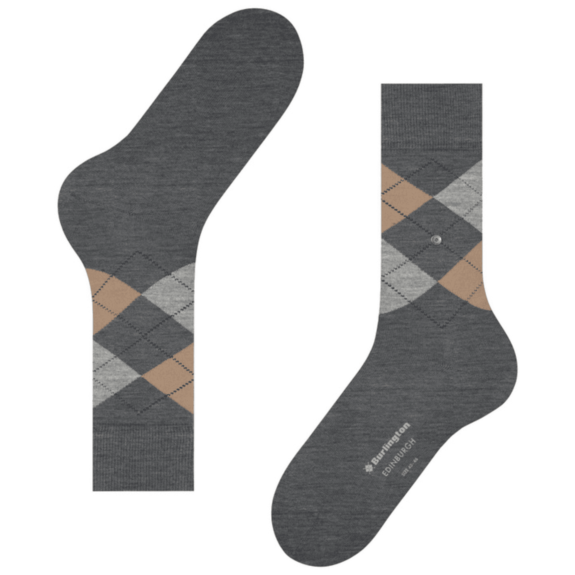Burlington Socks Edinburgh Socks - Grey