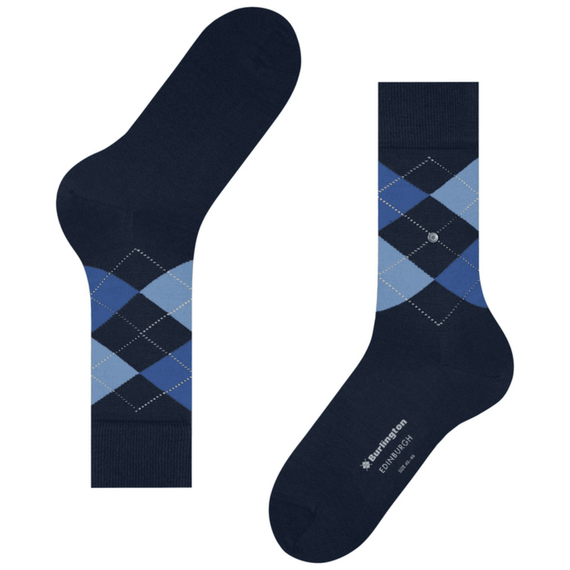 Burlington Socks Edinburgh Socks - Navy/Blue