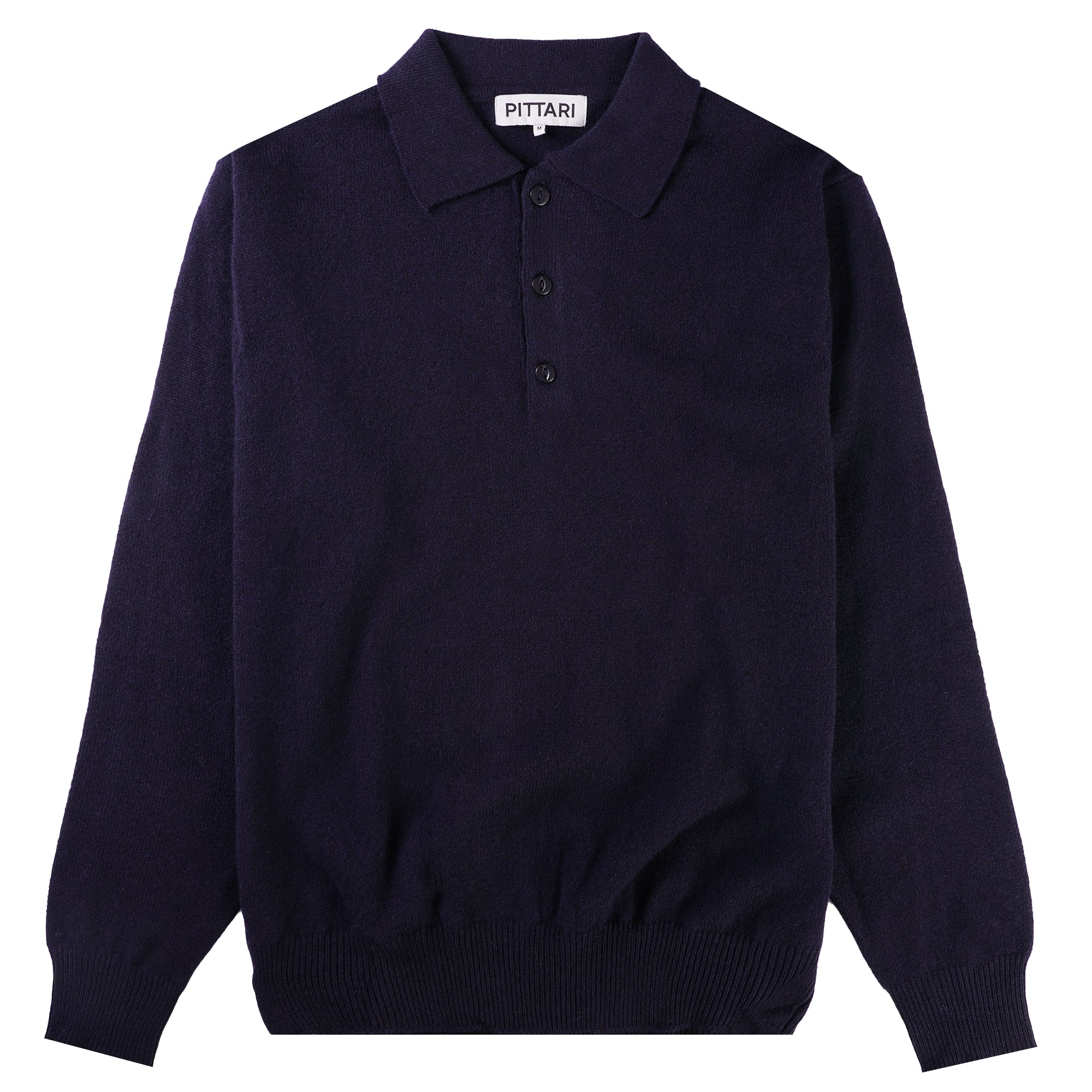 Merino Polo - Navy
