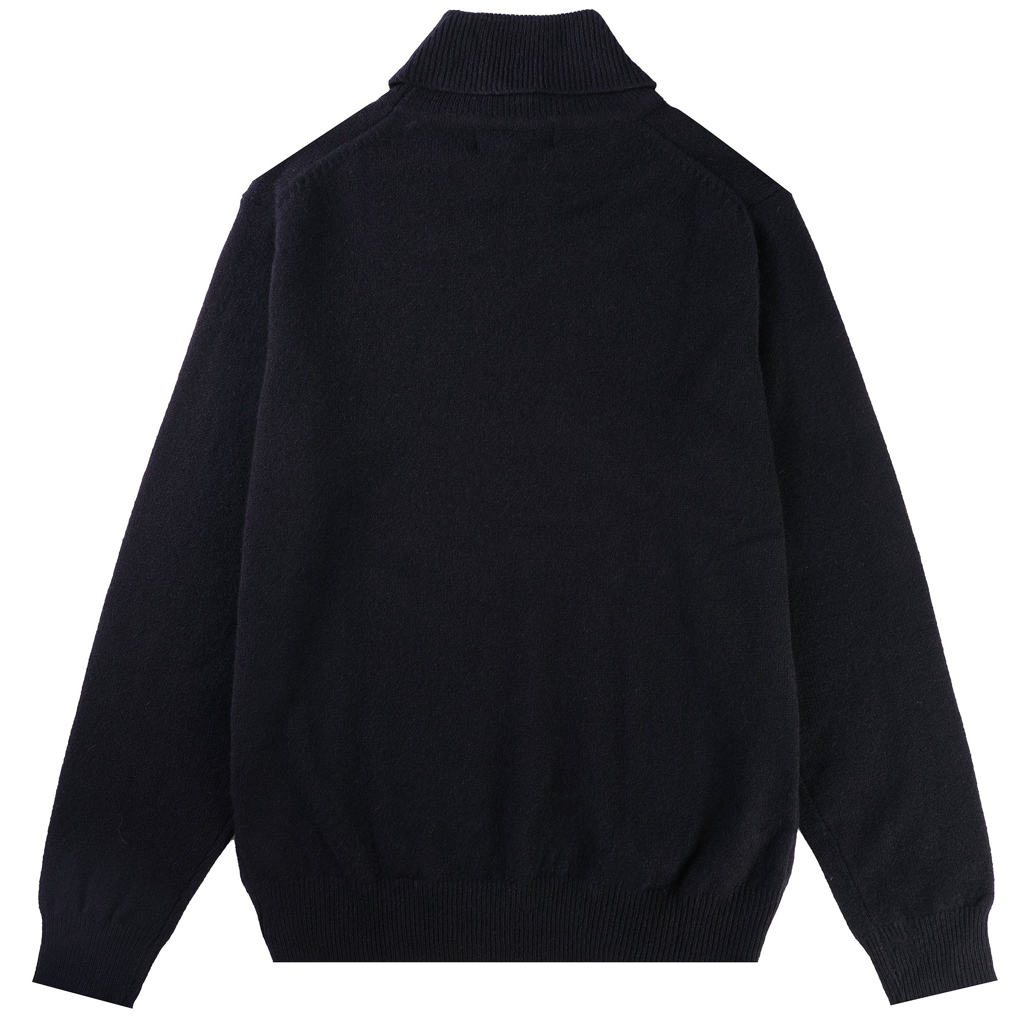 Wye Turtle Neck Jumper - Black