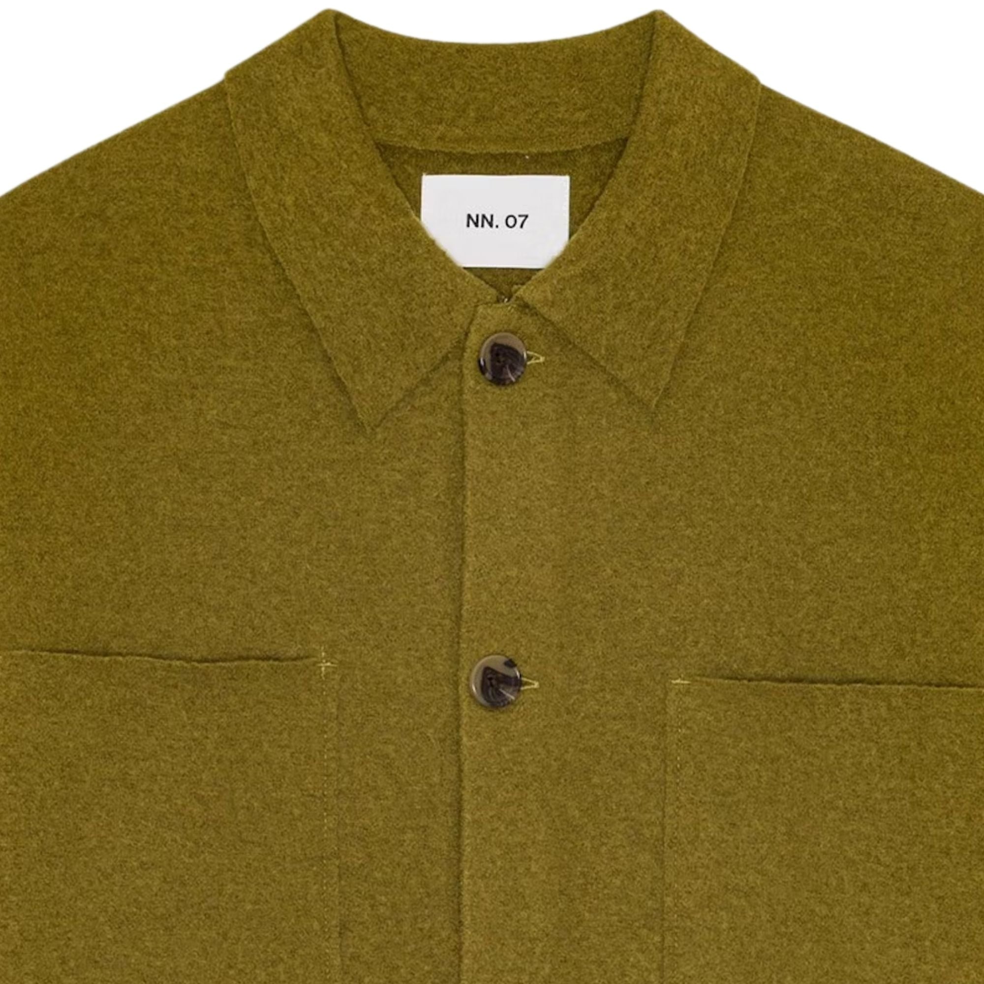 NN07 Jonas Boiled Wool Overshirt - Firene