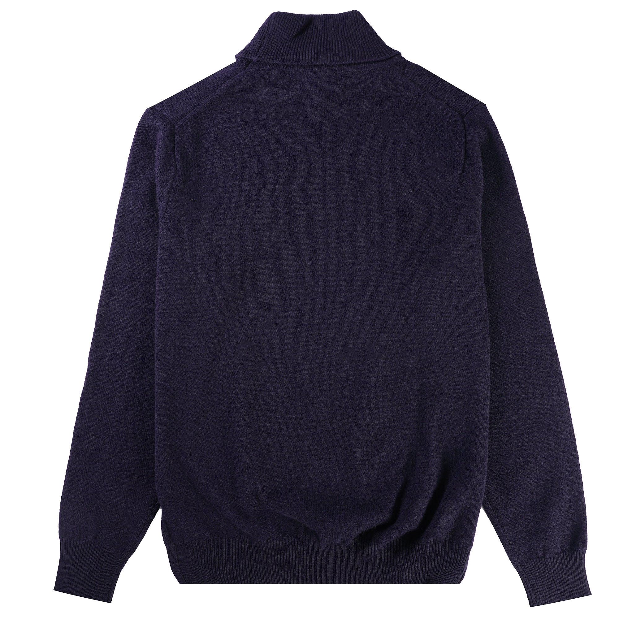 Wye Turtle Neck Jumper - Navy