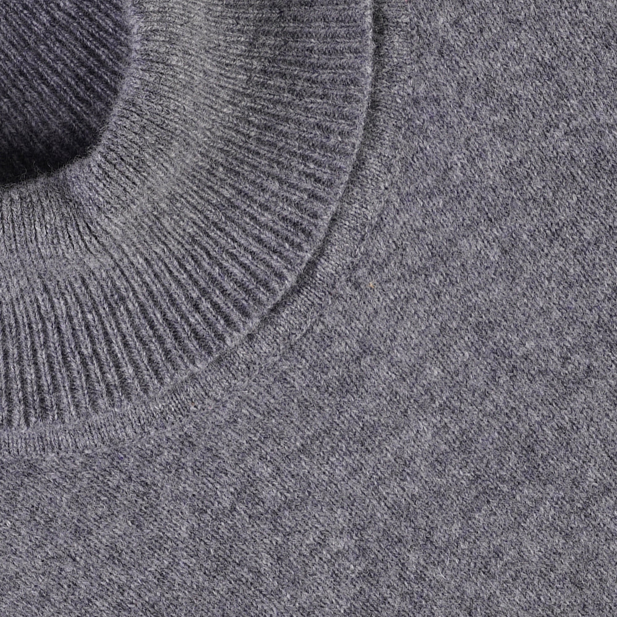 Wye Turtle Neck Jumper - Grey Mix