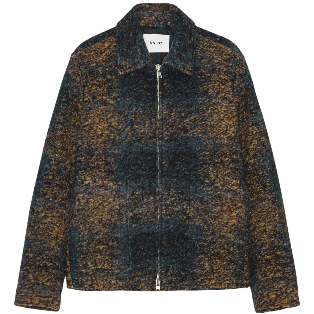 Gael Jacquard Jacket - Blue Multi