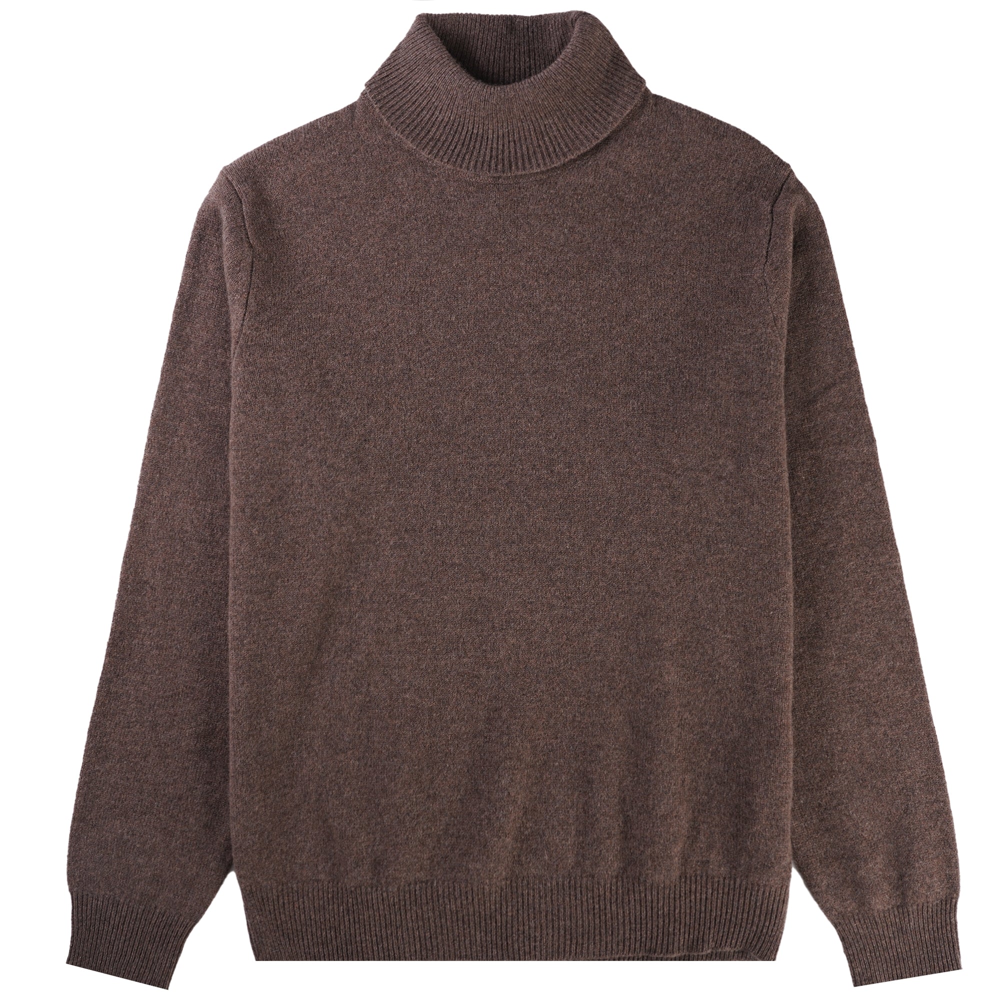 Wye Turtle Neck Jumper - Tobacco