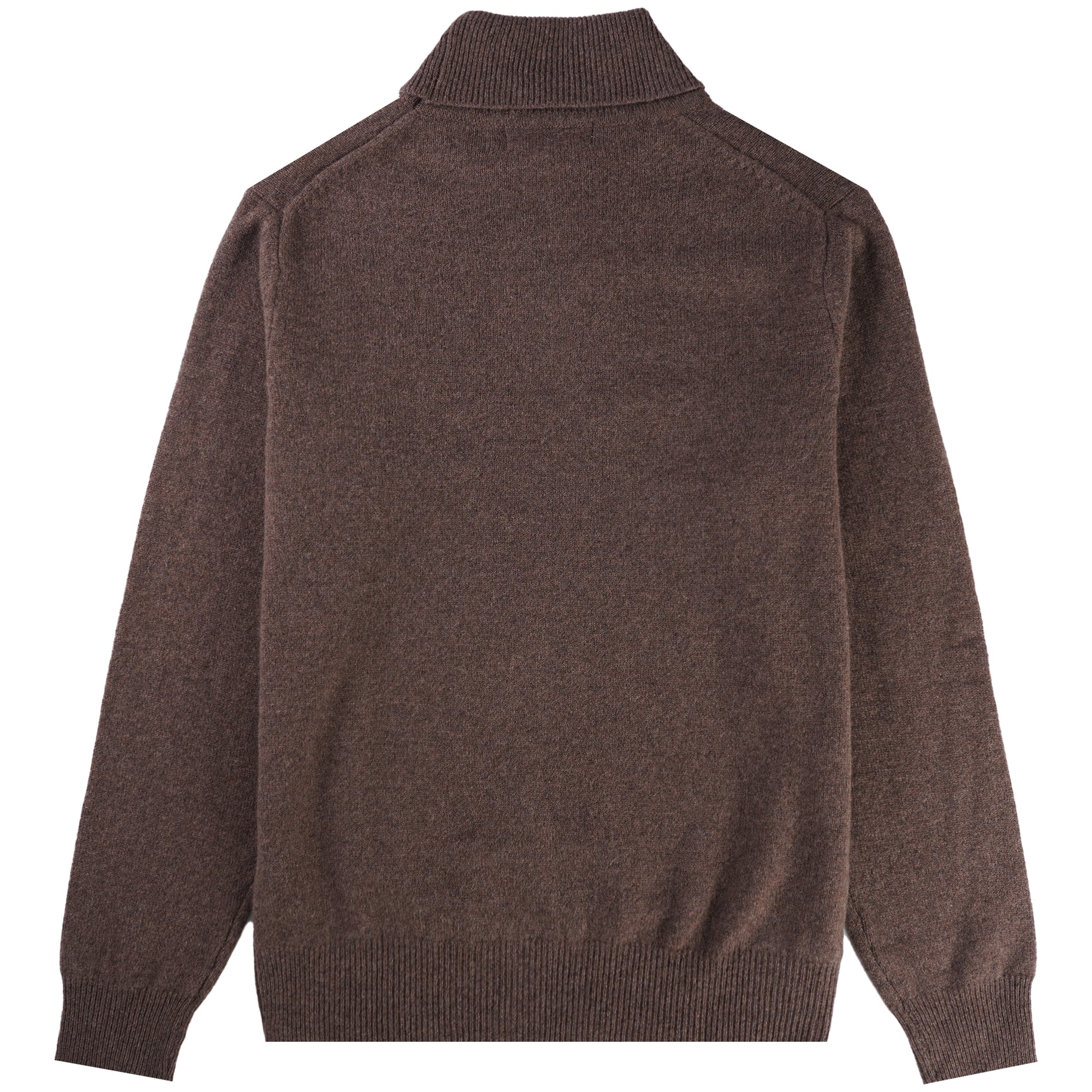 Wye Turtle Neck Jumper - Tobacco
