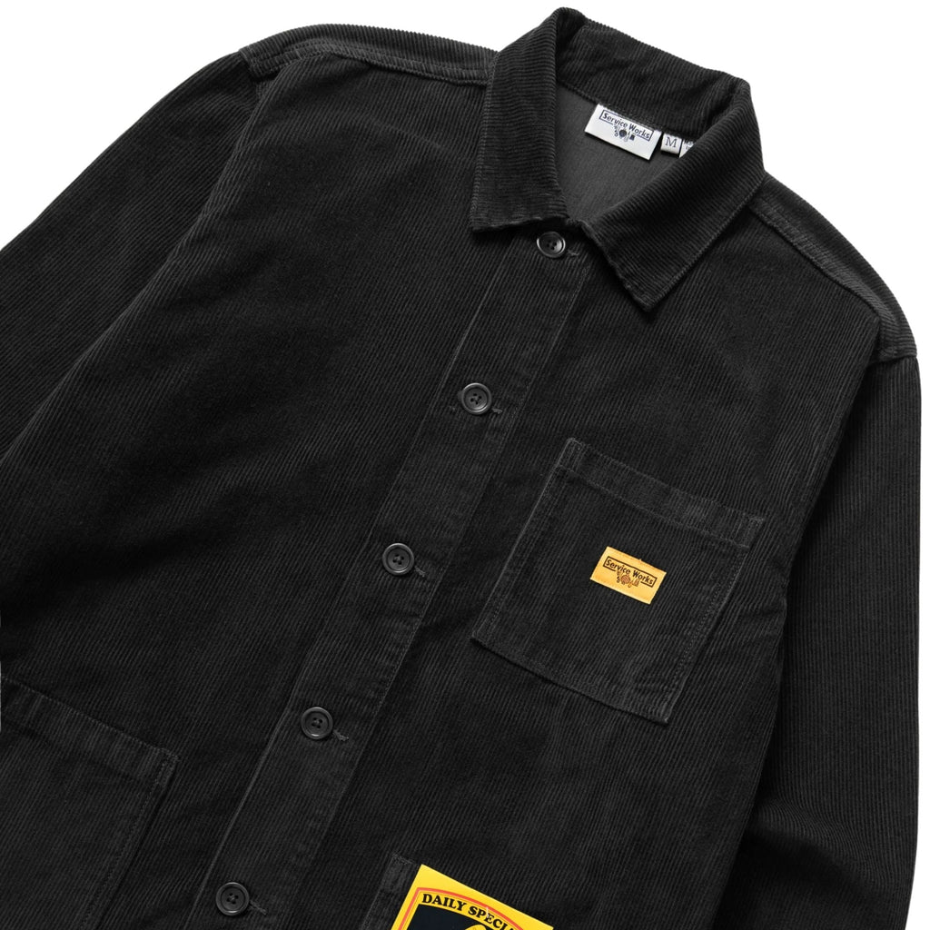 Corduroy Chore Shirt - Black