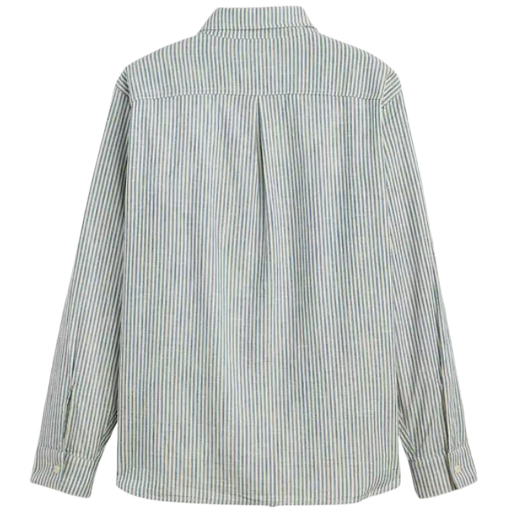 Levi's Blue Tab Work Shirt - Indigo Stripe - Blue