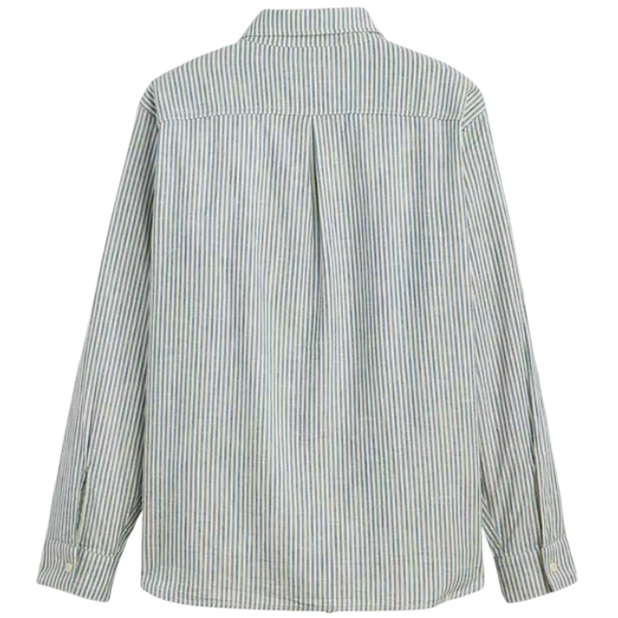 Levi's Blue Tab Work Shirt - Indigo Stripe - Blue