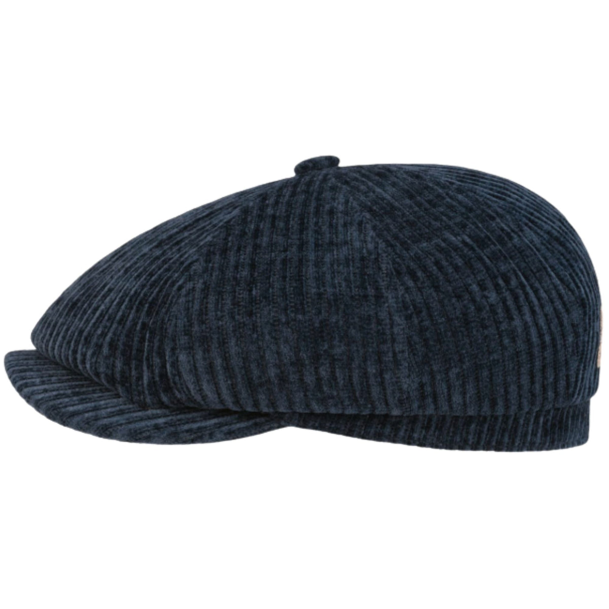 Stetson Hats Hatteras Corduroy Jersey Flat Cap - Blue