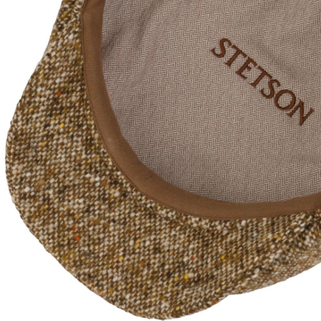 Stetson Hats Hatteras Donegal Tweed Cap - Tan Multi
