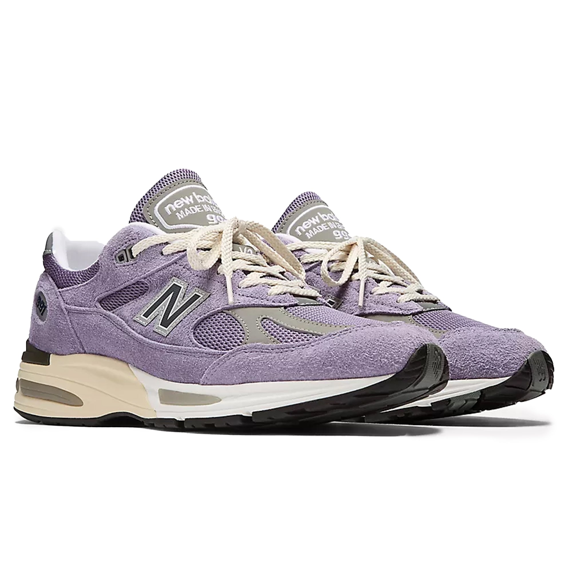 New Balance Made In UK 991v2 Grounded Pastels Shoes - Purple