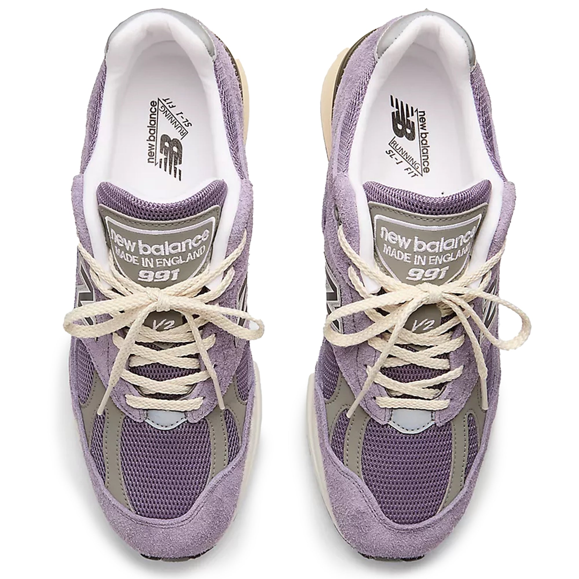 New Balance Made In UK 991v2 Grounded Pastels Shoes - Purple