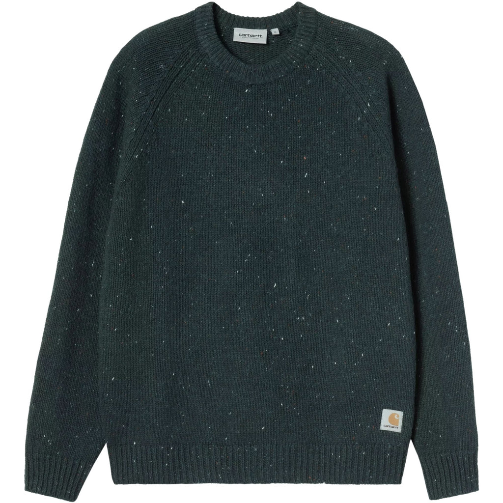 Carhartt WIP Anglistic Sweater - Deep Lagoon