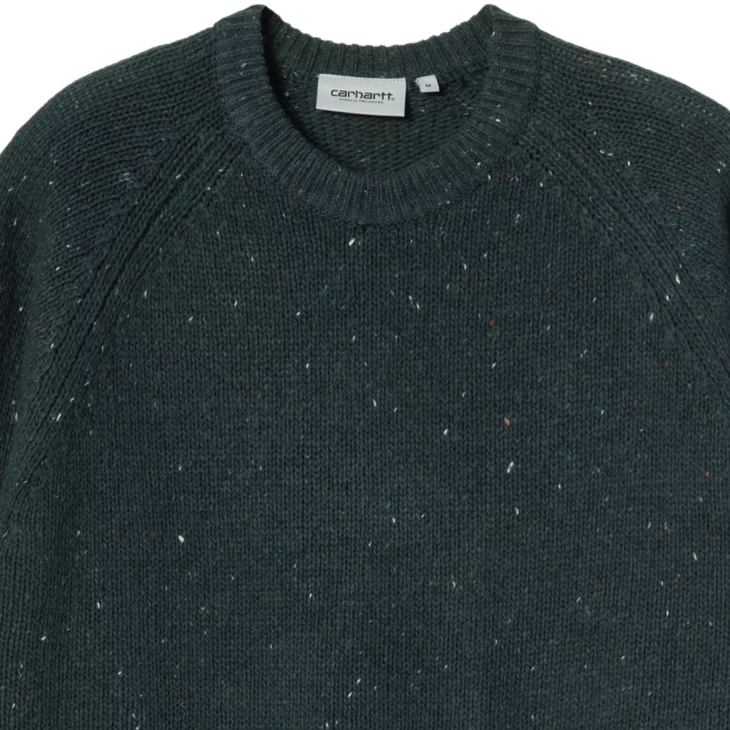 Carhartt WIP Anglistic Sweater - Deep Lagoon