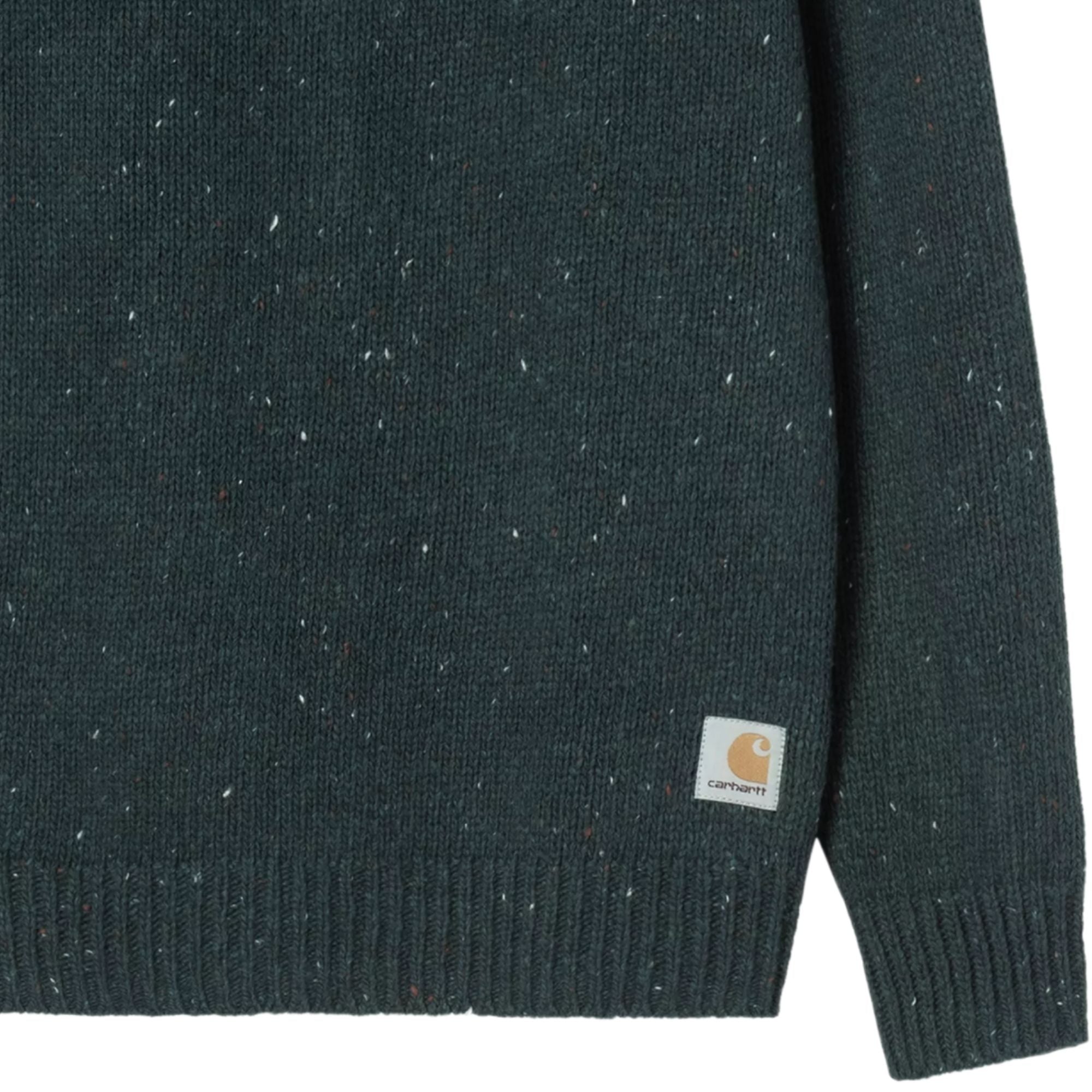 Carhartt WIP Anglistic Sweater - Deep Lagoon
