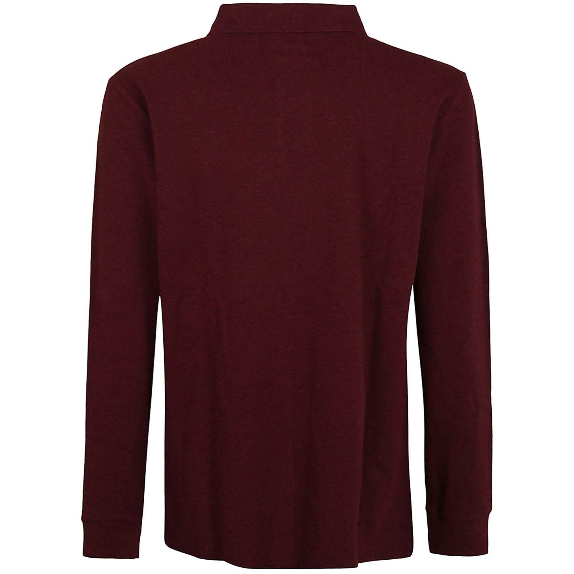 Polo Ralph Lauren Long Sleeve Polo Shirt - Dark Red