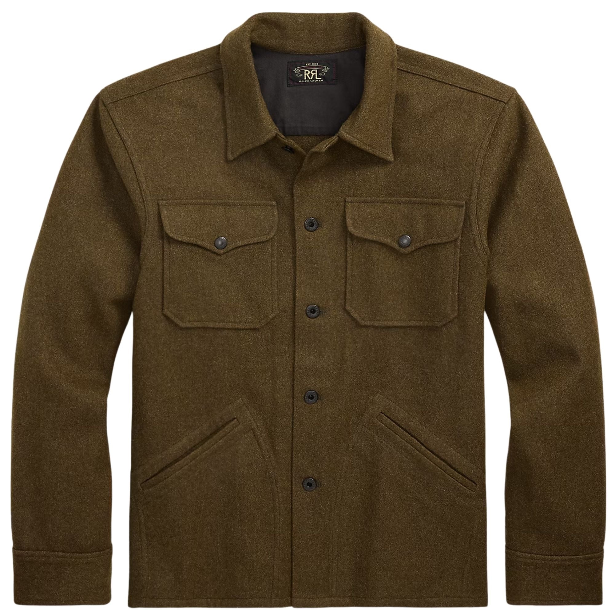 RRL by Ralph Lauren Wool-Blend Overshirt - Brown