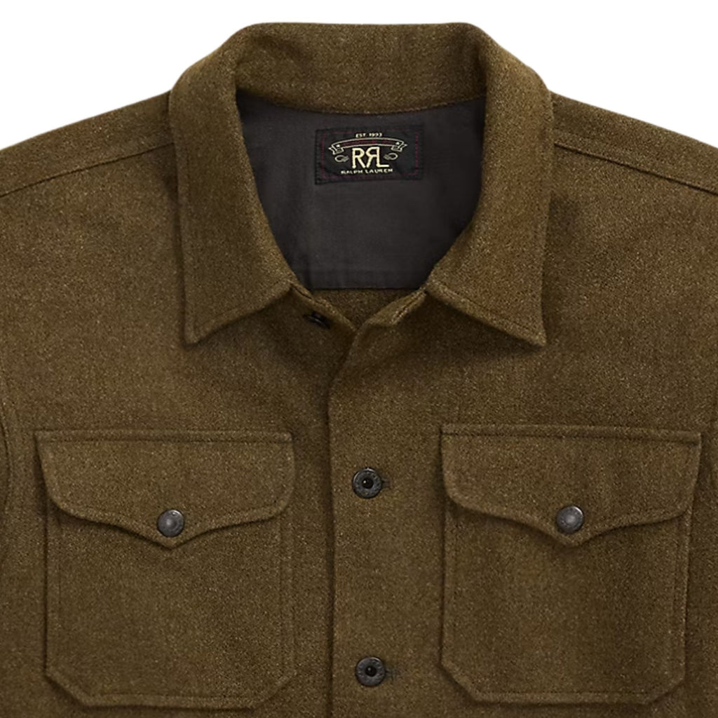 RRL by Ralph Lauren Wool-Blend Overshirt - Brown