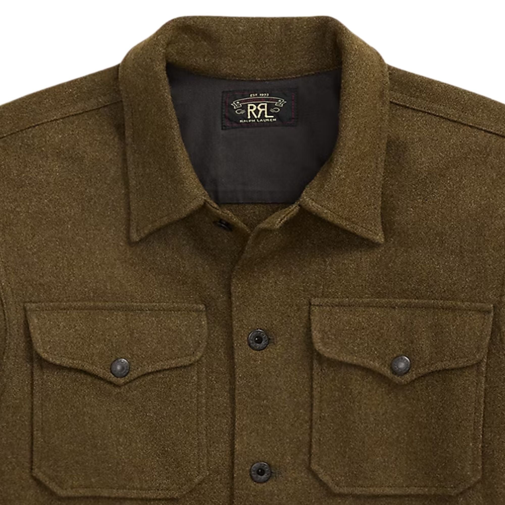 RRL by Ralph Lauren Wool-Blend Overshirt - Brown