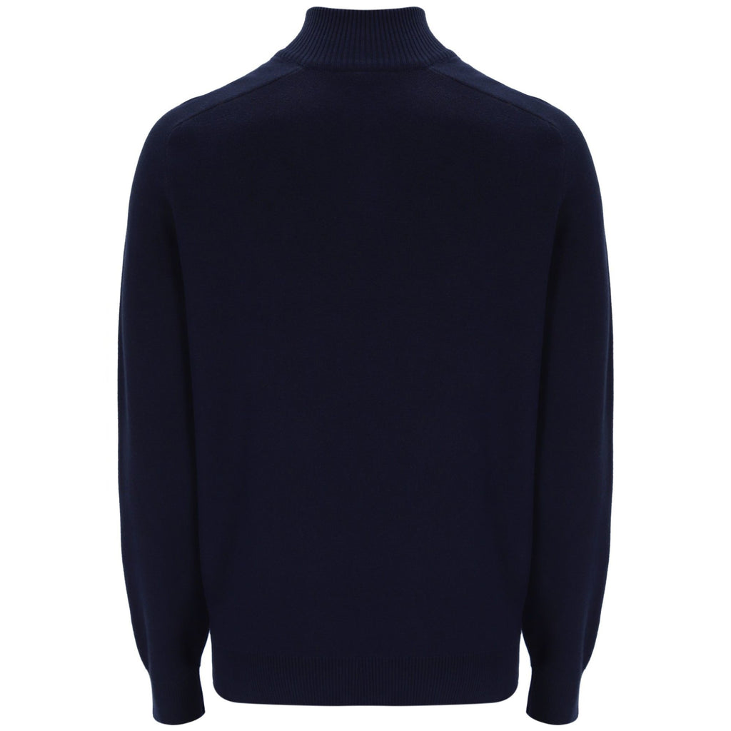 Sergio Tacchini Sangro 1/4 Zip Knitted Jumper - Maritime Blue