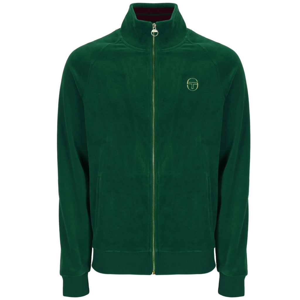 Sergio Tacchini Court Velour Track Top - Eden