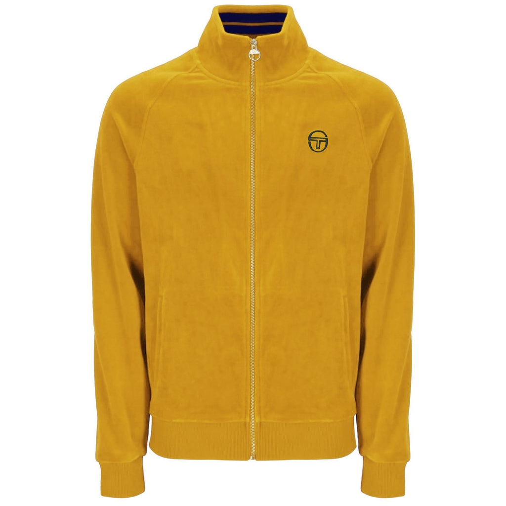 Sergio Tacchini Court Velour Track Top - Arrowwood