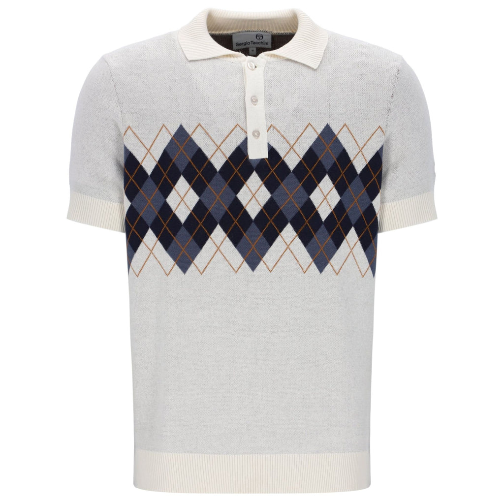 Sergio Tacchini Carezza Knitted Polo - Gardenia