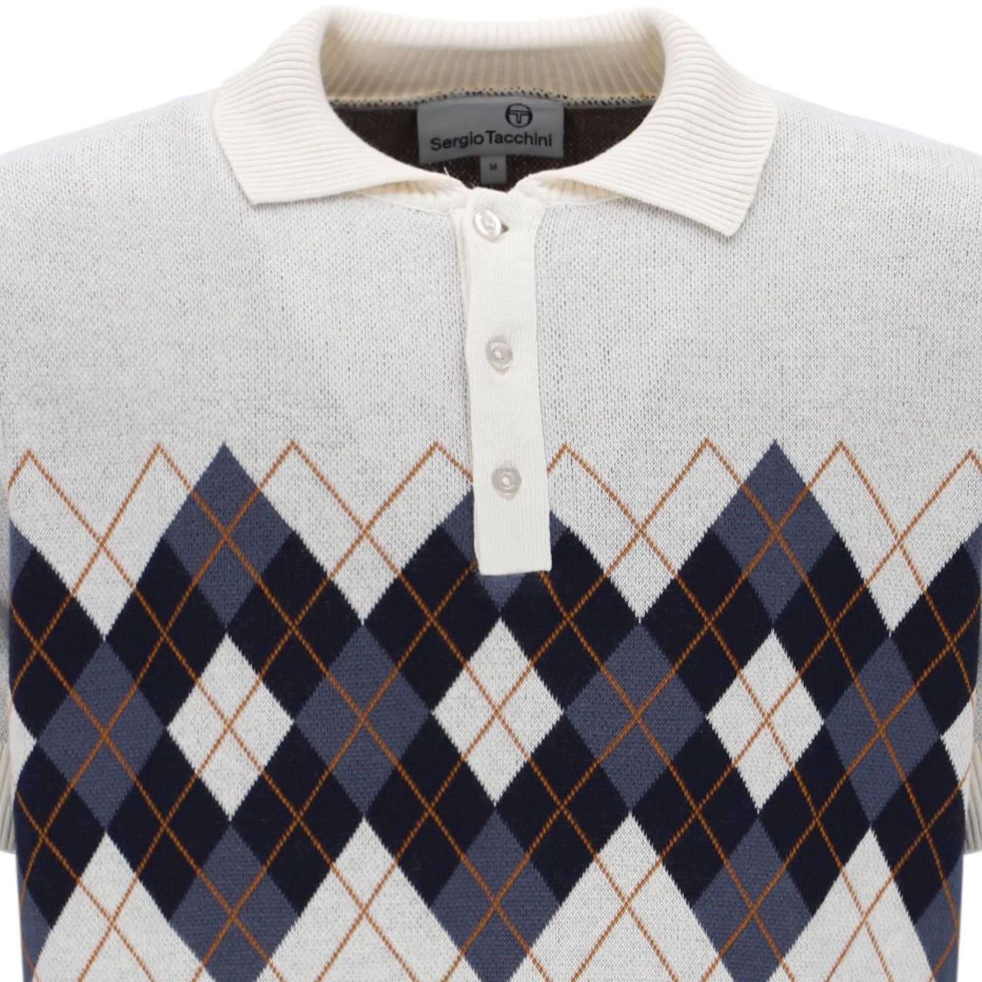 Sergio Tacchini Carezza Knitted Polo - Gardenia