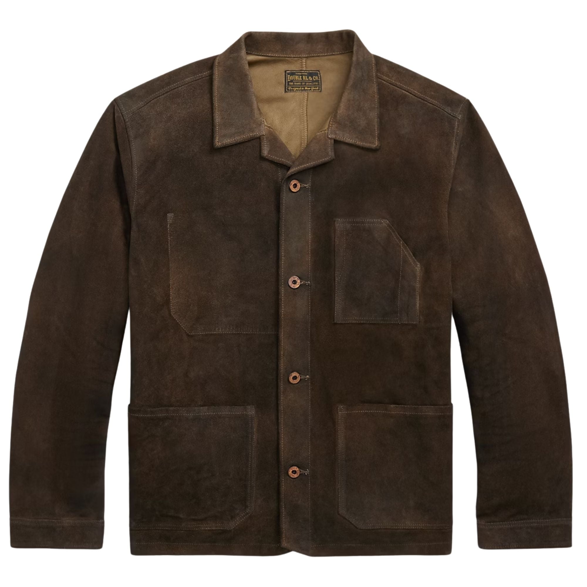 RRL by Ralph Lauren Roughout Suede Jacket - Brown