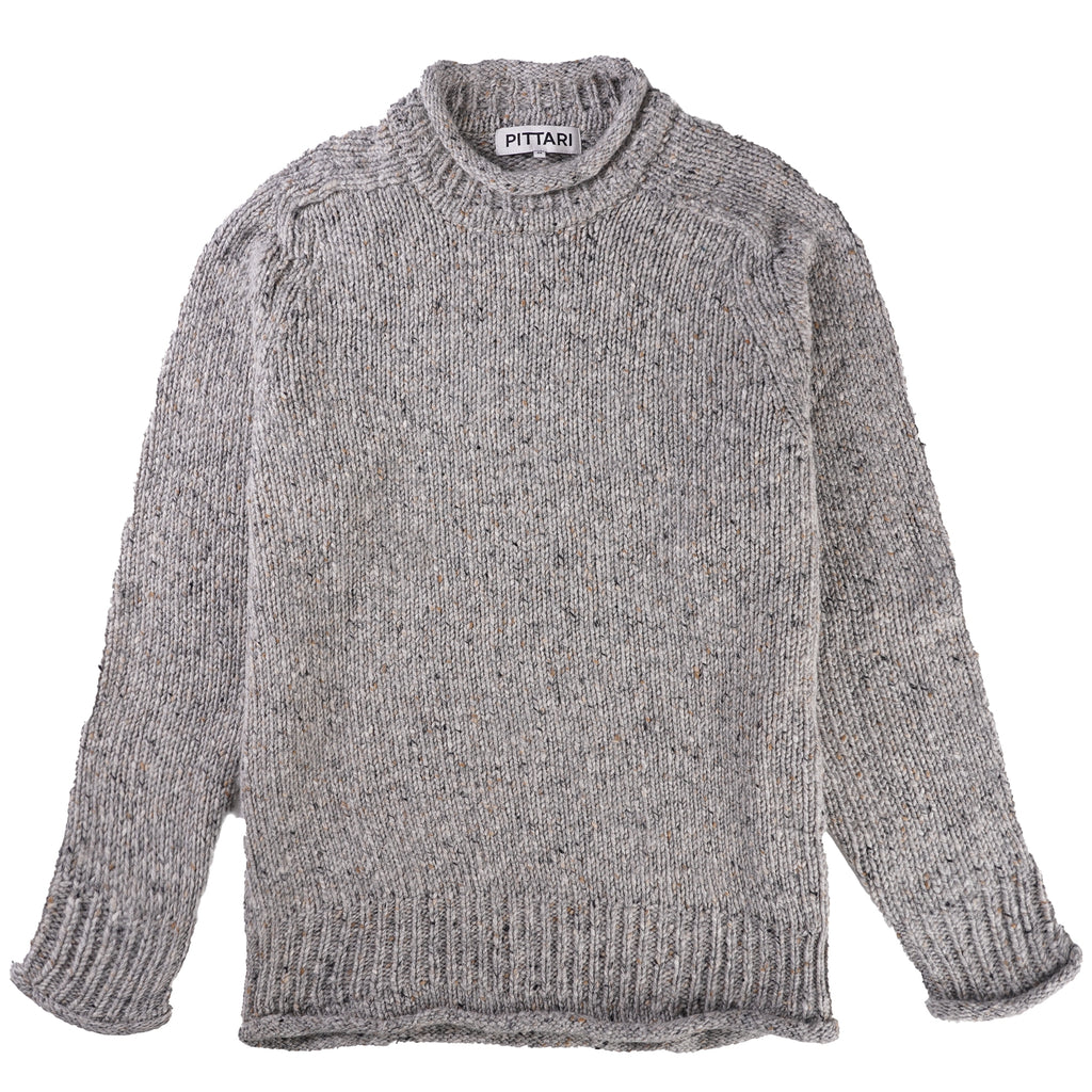 Pittari Findhorn Donegal Sweater - Adara Grey