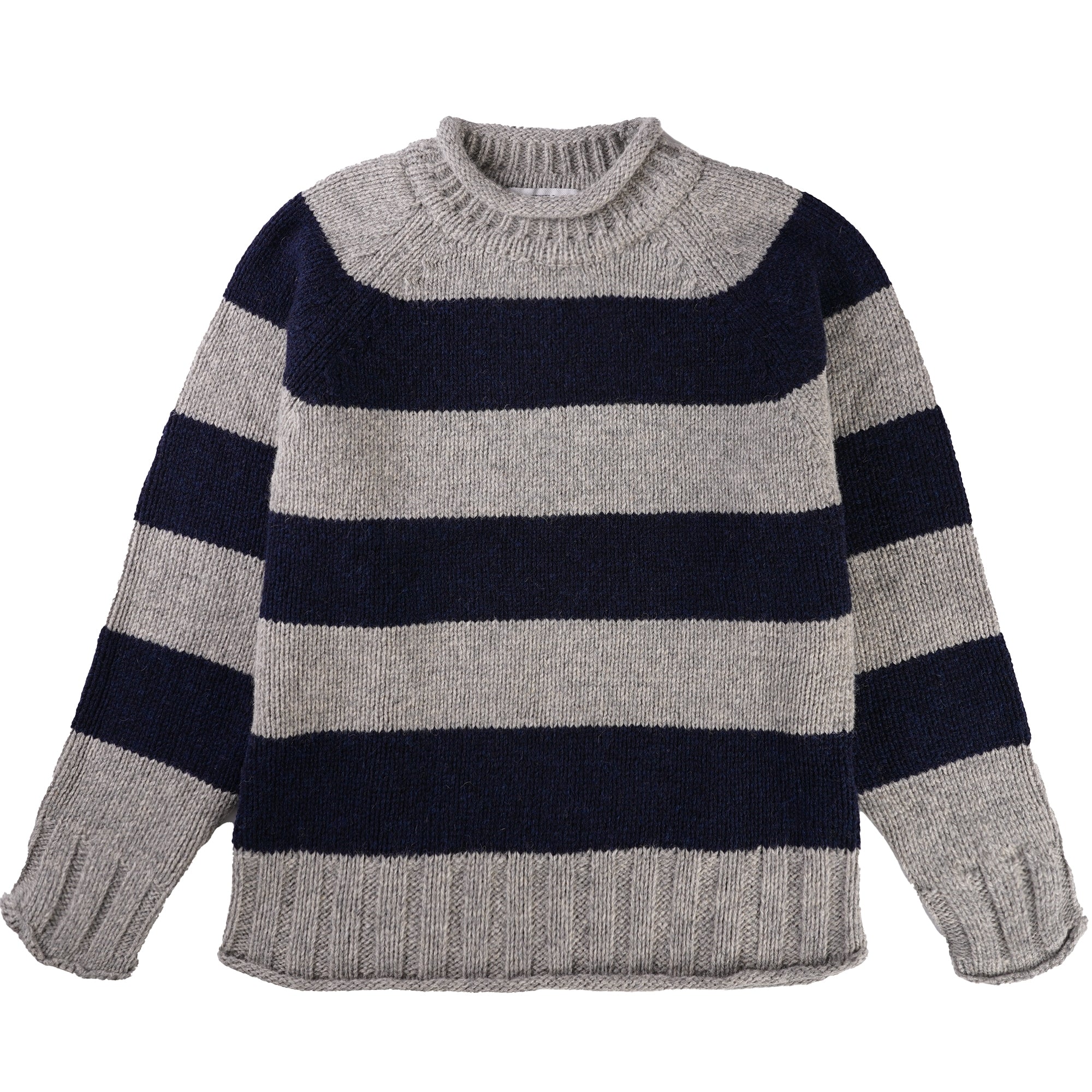 Pittari Hoops Knit Jumper - Grey/Navy